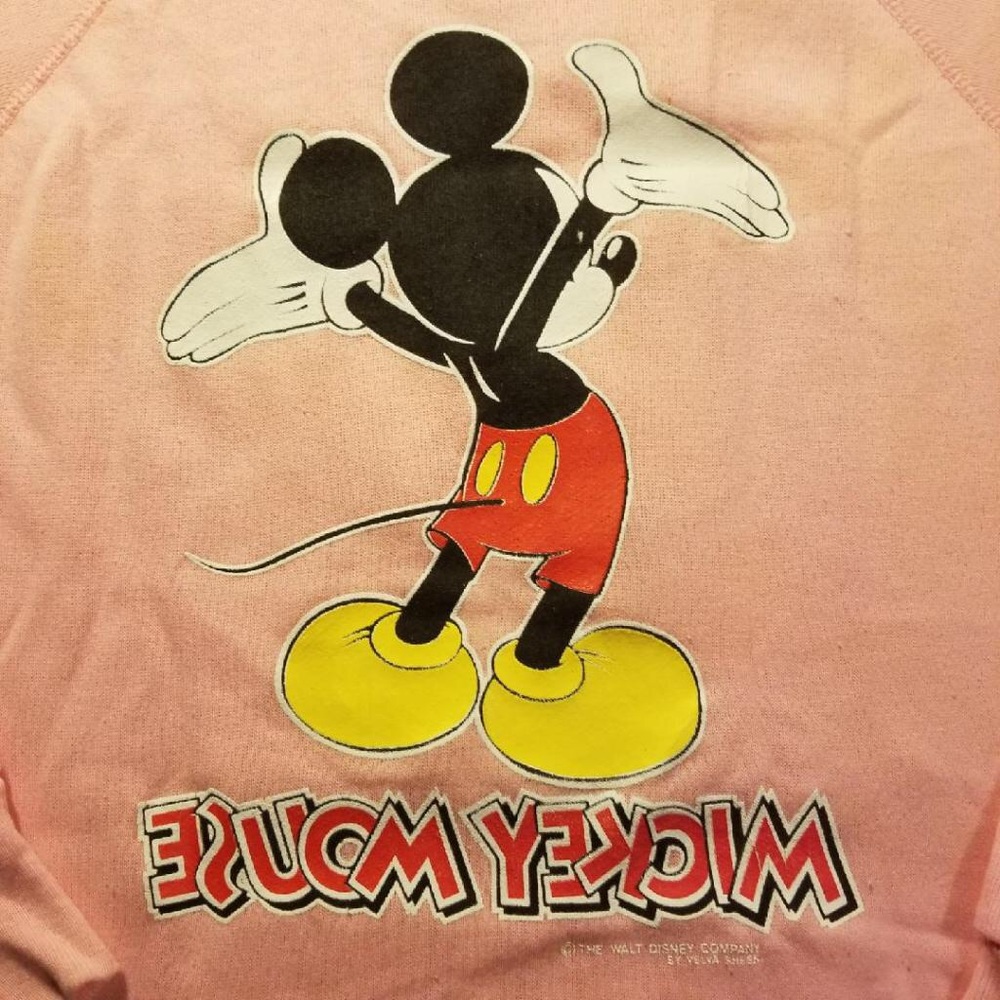 Vintage 80’s Mickey Mouse Florida Salmon Crewneck - Picture 4 of 4